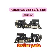 ORIGINAL PLUS OPPO A58 5G/A78 5G ORIGINAL CHARGING BOARD PLUS IC