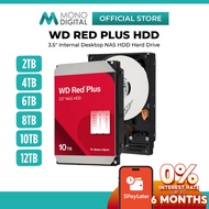 WD Red Plus NAS HDD 3.5" Internal Hard Drive 2TB 4TB 6TB 8TB 10TB 12TB SATA III Hard Disk for Synolo