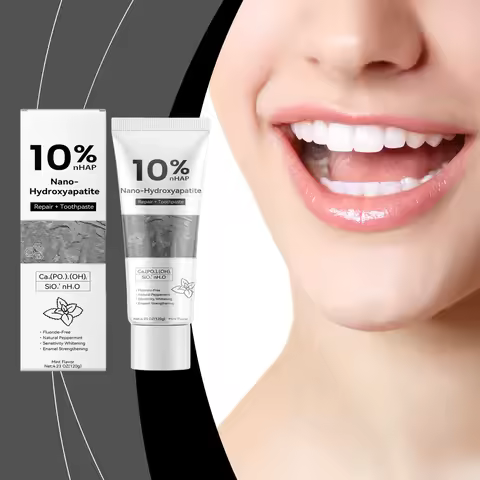 Nano Hydroxyapatite Toothpaste Dental Plaque Remover Enamel Strengthening Fresh Breath Remove Tartar
