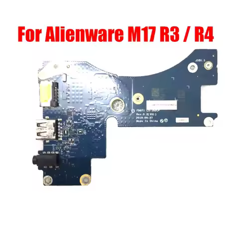 Laptop USB / Audio Port IO Circuit Board For Alienware M17 R3 / R4 0R18KH R18KH FDQ71 LS-J52CP