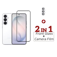 2 IN 1 Samsung S26 Tempered Glass for Samsung S26 S25 S24 S23 S22 S21 FE A17 A07 A16 A06 A15 A05 A05
