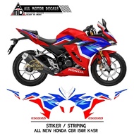CBR 150R NEW K45R TRICOLOR STRIPING NEW CBR150R STICKER DECAL/ 2021, 2022, 2023, 2024, 2025 HONDA CB