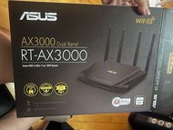 ASUS WiFi router AX3000 dual brand 未過保養期