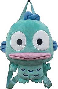 I Planning Sanrio Characters Plush Rucksack Hangyodon W9.8 x H9.8 x D6.7 inches (250 x 250 x 170 mm)