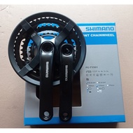 Shimano original FC TY501 TY 501 3-tier mtb bike crankset gear speed 48T 38T 28T triple