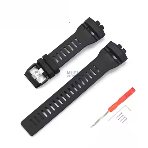 WatchBand Bracelet For G-SHOCK Casio GBD-200-1A GBD-200RD-4 Soft Silicone Strap Black Watch Belt Wat