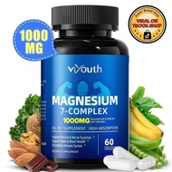 Viyouth 1000mg Magnesium Complex - 10 Elemental Magnesium Complex & Zinc for Calming Sleep & Relaxat