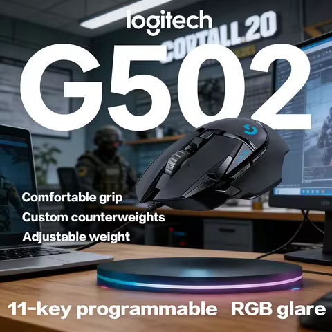 Logitech G502 HERO Pink Nebula Series Wired Gaming Mouse with RGB Lighting 25600 DPI And 25K Sensor+