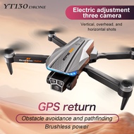 YT130 Triple Camera Folding Brushless GPS Drone Optical Flow Positioning Infrared Surface Obstacle A
