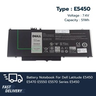 Original Battery Notebook Dell Latitude E5450 E5470 Series G5M10  1 Year