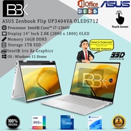 ASUS Zenbook Flip UP3404VA OLEDS712 i7-1360P 16GB 1TB SSD W11H+OHS21 