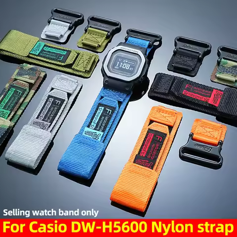 DW-H5600 Nylon strap For Casio G-SHOCK 3516 DW-H5600MB Modified sport breathability canvas Watch ban
