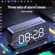 DAPHNE LED Digital Alarm Clock, FM Radio Function Digital Display Temperature Display Clock, Gift Te