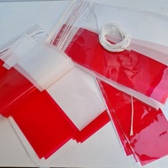 MERAH 5 Meter Long Plastic Red and White Flag with String August 17th Banner/ August Banner