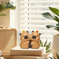 [Dickly] Capybara Bookends Collectible Cartoon Book Stopper for Shelf Home Entrance