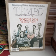 MAJALAH TEMPO EDISI KHUSUS 27 DES 2004-2 JAN 2005. TOKOH 2004