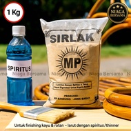 Sirlak Shellac Bubuk Pelitur 1 Kg Serlak Sandarlak