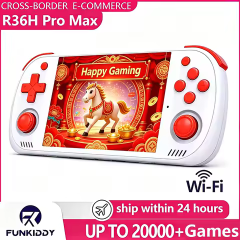 FUNKIDDY Game Partner for the Year of the Horse R36H PRO MAX Games Console ARKOS2.0 Handheld Game Co