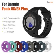 Silicone Case Cover Shell for Garmin Fenix 5X/5X Plus Exquisite Soft Case Protector Cover for Garmin