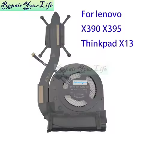 CPU Cooling Fan Heatsink For Lenovo ThinkPad X13 Gen 1 X390 X395 EG50040S1-1C020-S9A Notebook Cooler