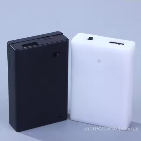 🔋 | 3xAA to USB Power Battery Converter Box - 4.5V to 5V Triple AA Holder Battery Case with Switch f