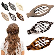 3PCS Flat Hair Clips for Women,2026 NEW Flat Claw Clips & Duckbill Hair Clips for Thick or Thin Hair