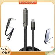 Charger Cable 240W PD Type-C to Type-C 2-In-1 Gaming Desk Stand Desk Charger Cable with Stand