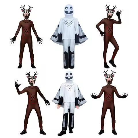 Hot 99 Nights In The Forest Deer costume Owl Cosplay Outfit Halloween Costume for Kid Nightmare Rein
