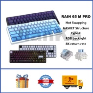 IPI RAIN 65 M PRO Aluminum Magnetic keyboard 65% Hot swappable RGB GASKET Custom Magnetic keyboard