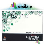 DRAWING BLOCK  (B4) 135GSM  20s