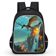 Dinosaur Boy Schoolbag Elementary School Students Dinosaur World One Two Three Four Grade Six Lightw