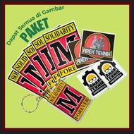 GANTUNGAN M Solver/ stickers M SOLVER STICKERS 1 SET/ 1 set/pack/ STICKER STICKER reverse lead key c