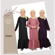 FASHION jubah muslimah murah baju perempuan muslimah dress kanak kanak perempuan muslimah (SIZE 2 TO 12)
