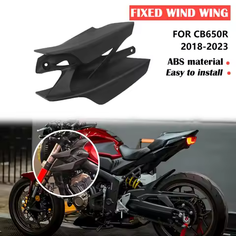 NEW Motorcycle accessories Side Winglet Spoiler Wind Flow Fixing Wing Front Fairing For Honda CB650R