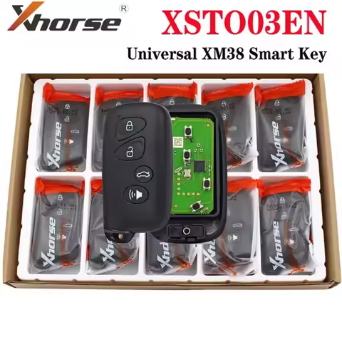 1/2/5/10pcs XHORSE XSTO03EN Universal XM38 VVDI Smart Remote Key for Toyota 4D 8A 4A 4d-71 4d-74 Chi