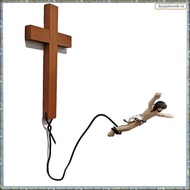Wall Crosses Bungee Jumping Decoration, Easter Crosses Decoration Easter Ambiance Decorative