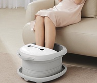 【免運特惠】可折疊泡腳桶腳底按摩加熱恆溫/榮泰F01