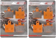 Lefossi Front Carbon Fiber Brake Pads Brakes for Kawasaki Concours 14 ZG 1400 GTR ZX 14 Ninja ZZR 14