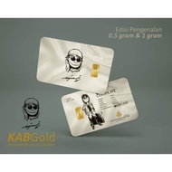 KAB Gold Bar 0.5g Edisi Pengenalan Ujang Edisi Terhad 2000 unit (envelop)