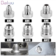 New Arrived AN3 AN4 AN6 AN8 AN10 AN12 Stainless steel Straight Male Weld Fitting Adapter Weld Bung N