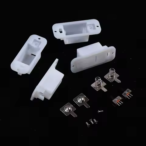 10Set White AG13/LR44 Battery Case With Switch Button Battery Case 3V 4.5V Gift Player Battery Compa