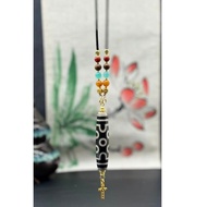 0606黑白天珠多宝＋五行项链0606 Black White Dzi Beads Duobao+Five Elements Necklace