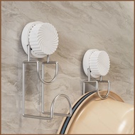 YO4 Storage Rack Vacuum Adsorption Stainless Steel Hook For Durable Rust Resistant Space Saving Desi