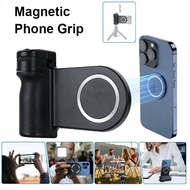 Magnetic Phone Handle Holder Selfie Live Holder with Zoom Portable MagSafe Bluetooth phone stabilize