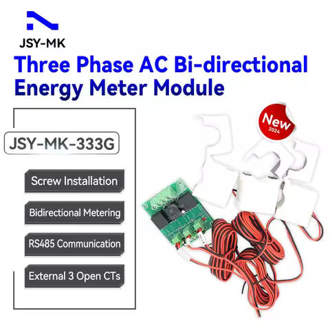 jsy mk 333g 250A AC 3P4W RS485 Bidirectional Power Energy Meter Module