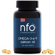 nfo - 挪威進口Omega 3-6-9 三文魚油軟膠囊 120粒