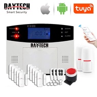 DAYTECH GSM&SMS Burglar Alarm System TUYA APP Control Sim Card Alarm System Come with Door Sensor Mo