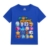 Áo thun COTTON cho bé BLOX FRUITS 2 size từ 7 - 60kg 4 màu áo 95% Cotton 5% Spandex áo thun cotton
