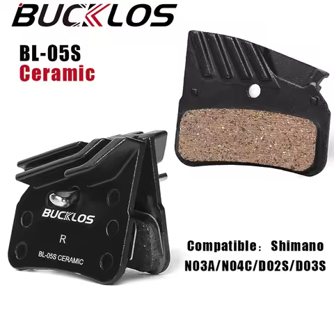 BUCKLOS Bicycle Brake Pads Durable Ceramic Road Mountain Bike Brake Pad Heat Dissaipation Mtb Brakes