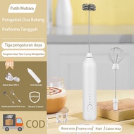 Milk Frother Mixer Minuman Frappe Powder Alat Pengaduk Kopi Pembuih Susu Pengocok Telur Handheld Ble